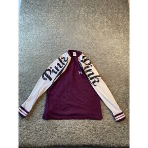 Victorias Secret Shirt Womens Small Maroon Red Casual Cotton Ladies FLAW